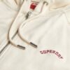 Sudadera con capucha, cremallera y mangas raglán oversize con el logotipo Essential