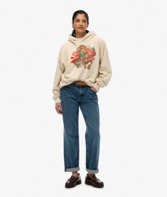 Sudadera con capucha holgada con logotipo Tokyo Vintage