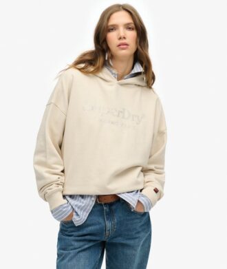 Sudadera con capucha holgada metalizada Venue