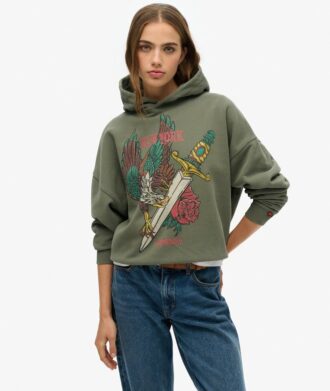Sudadera con capucha holgada Neo Trad Tattoo
