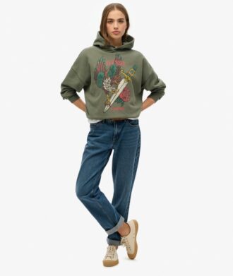 Sudadera con capucha holgada Neo Trad Tattoo