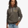 Sudadera con capucha holgada y gráfico de tatuaje en la espalda