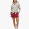 Sudadera con capucha metálica deportiva