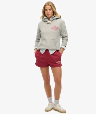 Sudadera con capucha metálica deportiva