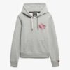 Sudadera con capucha metálica deportiva
