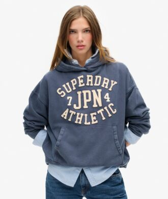 Sudadera con capucha oversize con apliques de Athletic Essentials
