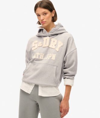 Sudadera con capucha oversize con apliques de Athletic Essentials