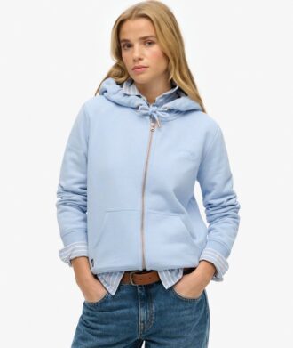 Sudadera con capucha y cremallera con el logotipo Essential