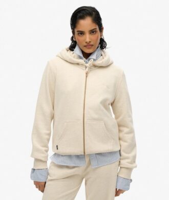 Sudadera con capucha y cremallera con el logotipo Essential
