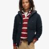 Sudadera con capucha y cremallera con forro Borg
