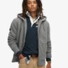 Sudadera con capucha y cremallera con forro Borg