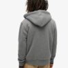 Sudadera con capucha y cremallera con forro Borg