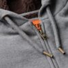 Sudadera con capucha y cremallera con forro Borg