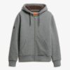 Sudadera con capucha y cremallera con forro Borg