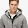 Sudadera con capucha y cremallera con logotipo Essential