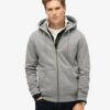 Sudadera con capucha y cremallera con logotipo Essential