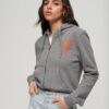 Sudadera con capucha y cremallera corta Athletic Essentials