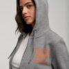 Sudadera con capucha y cremallera corta Athletic Essentials