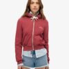 Sudadera con capucha y cremallera corta con el logotipo Essential