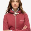 Sudadera con capucha y cremallera corta con el logotipo Essential