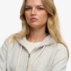 Sudadera con capucha y cremallera corta con el logotipo Essential