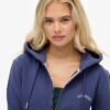 Sudadera con capucha y cremallera corta con el logotipo Essential