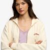 Sudadera con capucha y cremallera corta con el logotipo Essential