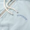 Sudadera con capucha y cremallera corta con el logotipo Essential
