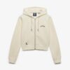 Sudadera con capucha y cremallera corta con el logotipo Essential