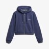 Sudadera con capucha y cremallera corta con el logotipo Essential