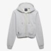 Sudadera con capucha y cremallera corta con el logotipo Essential