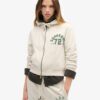 Sudadera con capucha y cremallera corta y holgada Athletic Essentials