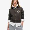 Sudadera con capucha y cremallera corta y holgada Athletic Essentials