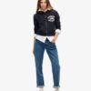 Sudadera con capucha y cremallera corta y holgada Athletic Essentials