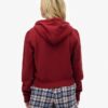 Sudadera con capucha y cremallera corta y holgada Athletic Essentials