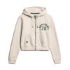 Sudadera con capucha y cremallera corta y holgada Athletic Essentials