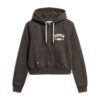 Sudadera con capucha y cremallera corta y holgada Athletic Essentials