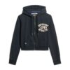 Sudadera con capucha y cremallera corta y holgada Athletic Essentials