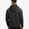 Sudadera con capucha y cremallera lavada con el logotipo de Essential Sudadera con capucha y cremallera lavada con el logotipo de Essential