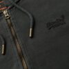 Sudadera con capucha y cremallera lavada con el logotipo de Essential Sudadera con capucha y cremallera lavada con el logotipo de Essential