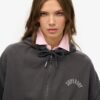 Sudadera con capucha y cremallera oversize de la colección Athletic Essentials
