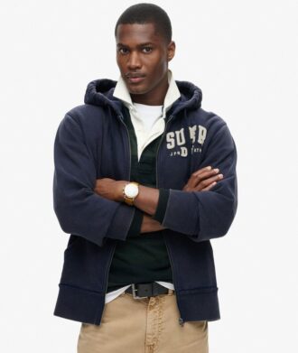 Sudadera con capucha y cremallera Vintage Athletic