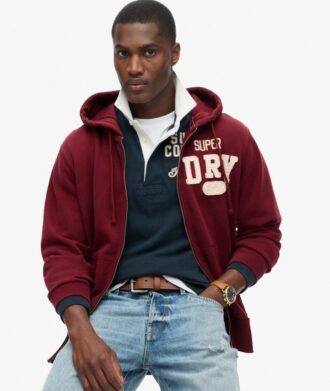Sudadera con capucha y cremallera Vintage Athletic