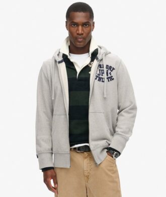 Sudadera con capucha y cremallera Vintage Athletic