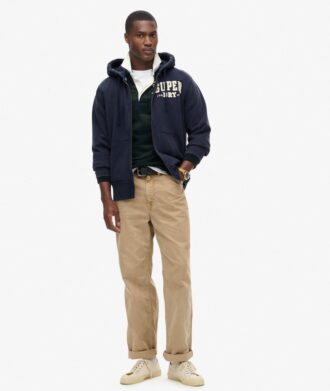 Sudadera con capucha y cremallera Vintage Athletic