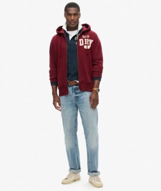 Sudadera con capucha y cremallera Vintage Athletic