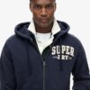 Sudadera con capucha y cremallera Vintage Athletic Sudadera con capucha y cremallera Vintage Athletic