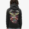 Sudadera con capucha y estampado de tatuaje