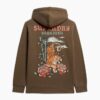 Sudadera con capucha y estampado de tatuaje