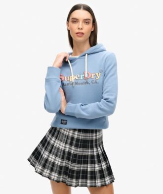 Sudadera con capucha y estampado del logotipo del arcoíris